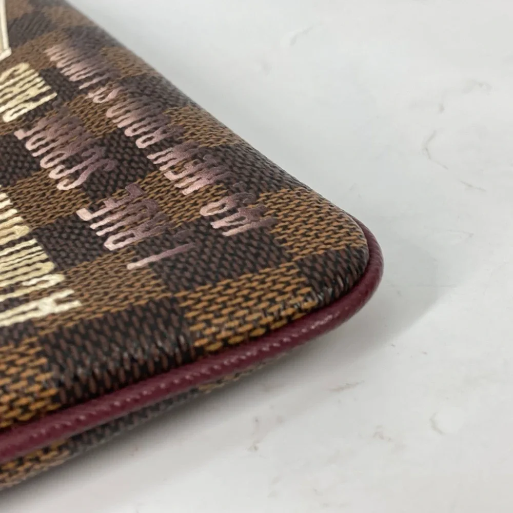 LOUIS VUITTON Brown Damier Canvas Pochette Shoulder Bag